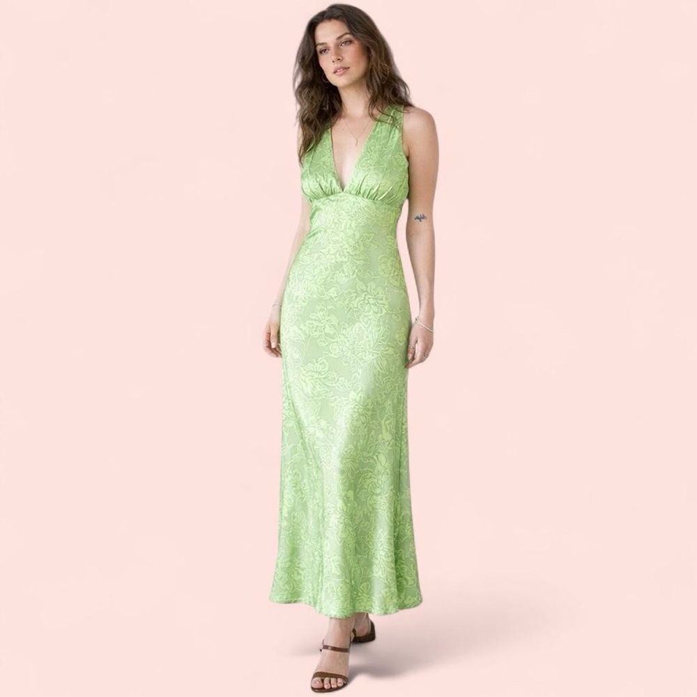 ‘90s Green Party Dress